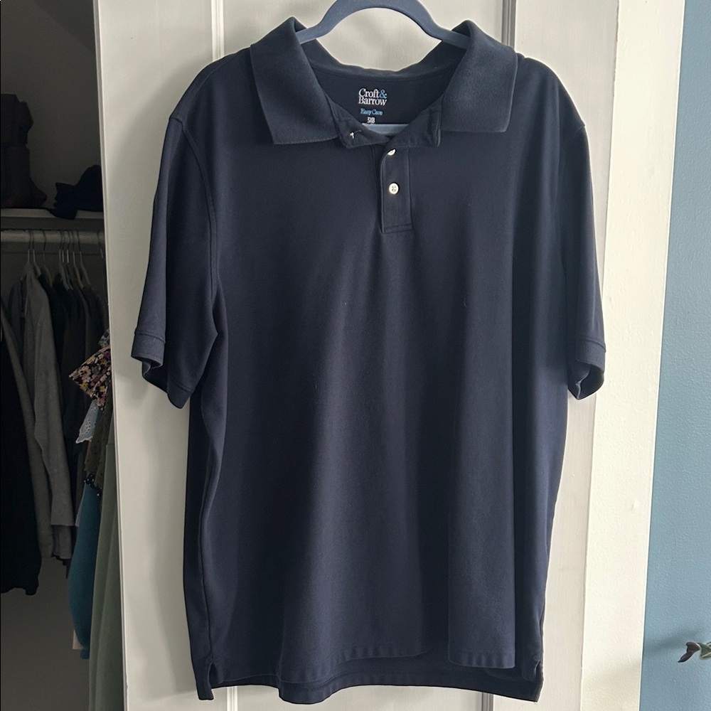 Croft & Barrow Dark Blue Polo Shirt
